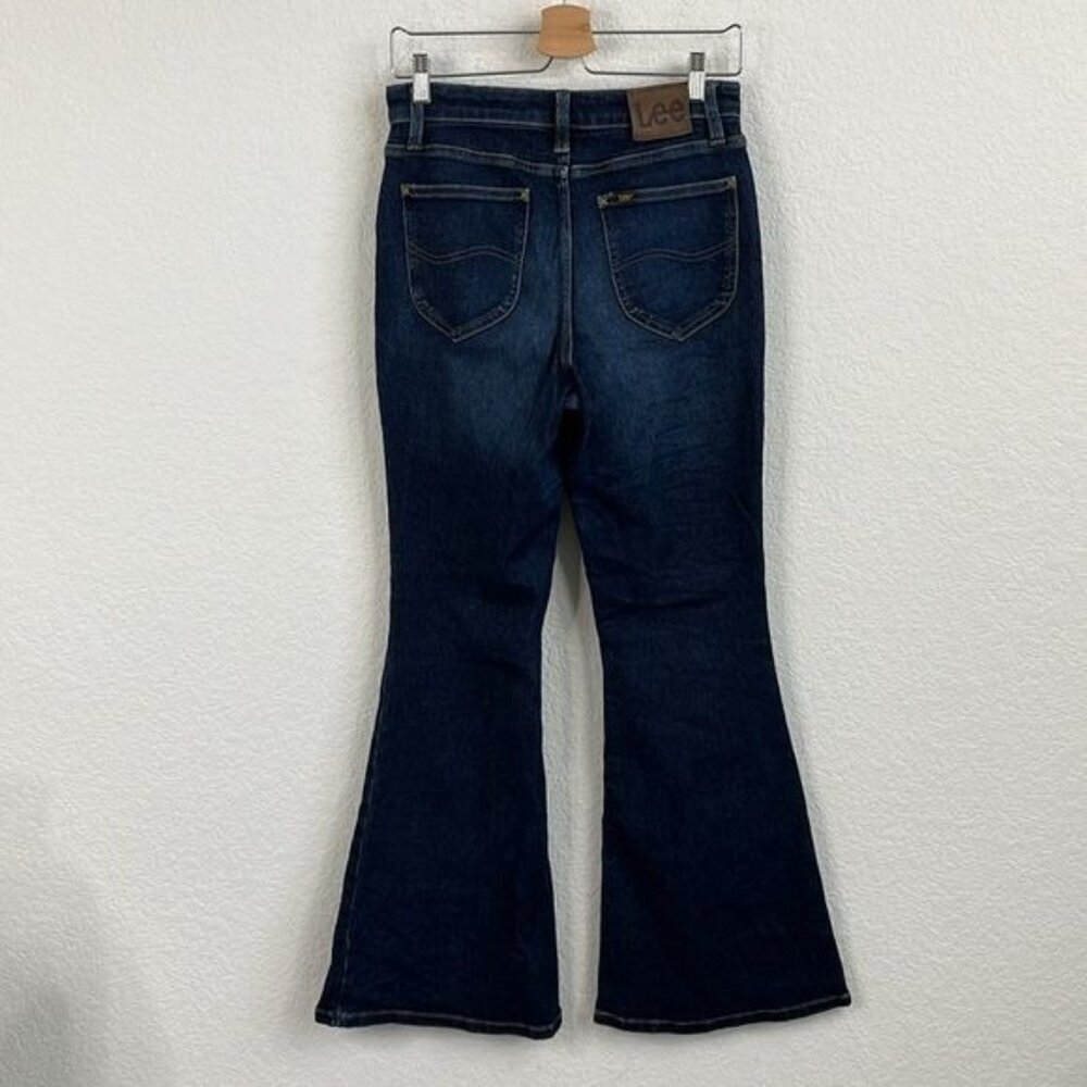 Free People X Lee High Rise Flare Jean - Picture 7 of 9